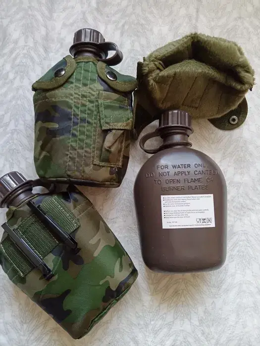 

Армейская фляга пластиковая - Нато 1,0 л. "Mil-Tec" ( Германия ), Черный