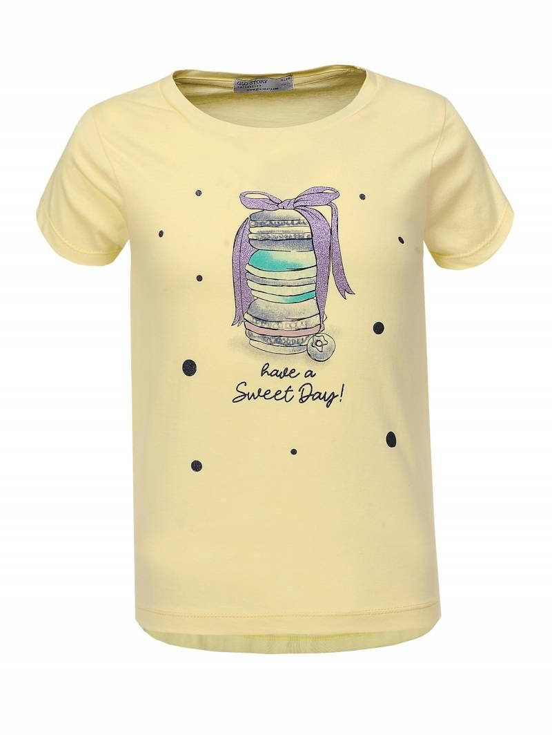 

Футболка на дівчину Glo- Story, Угорщина, Желтый