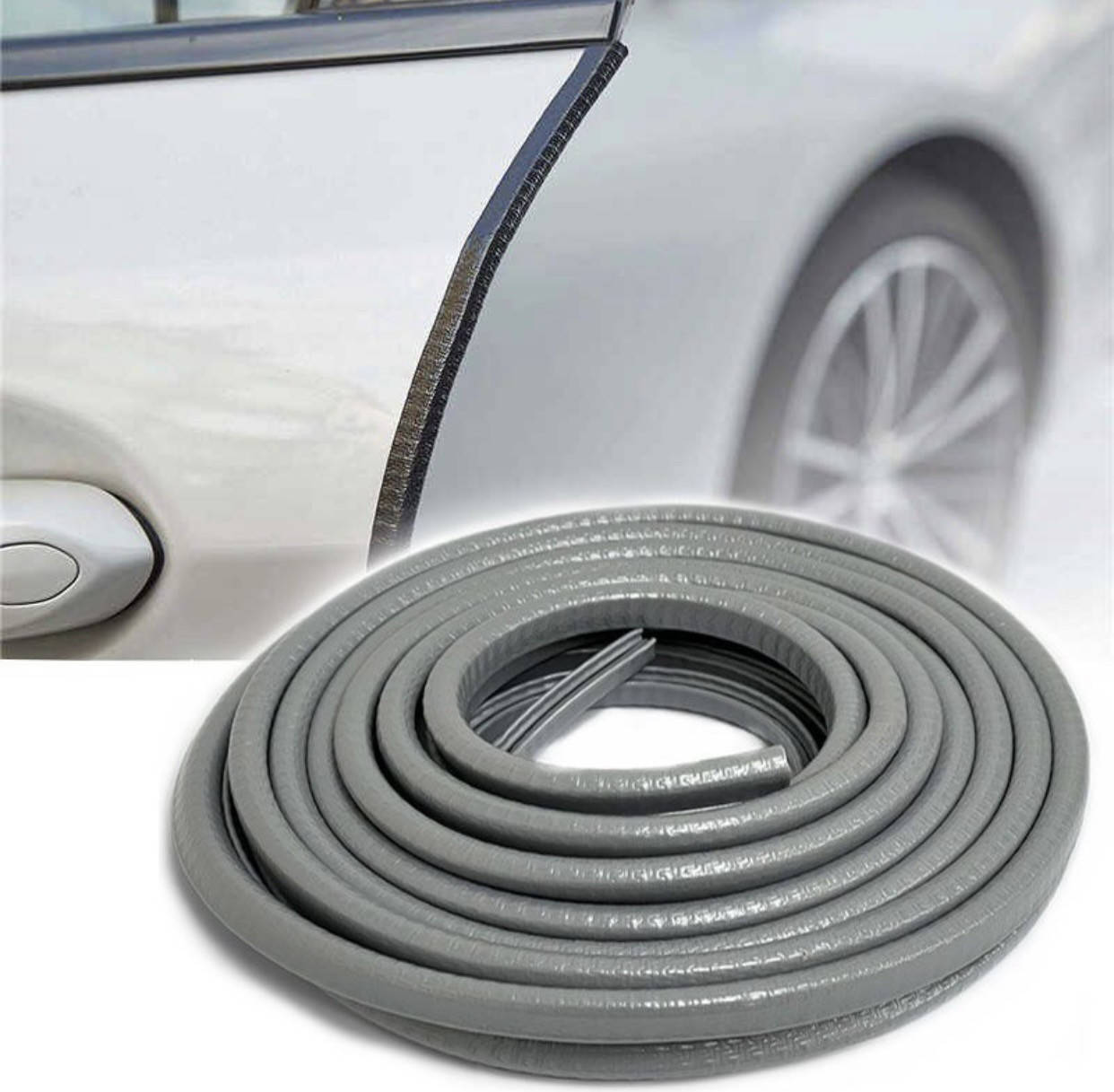 

Молдинг для защиты дверей Серий 5м Лента на кромку двери Защитный торцевой молдинг дверей авто