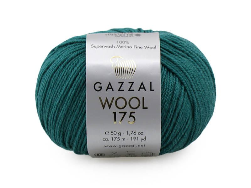 

Gazzal Wool 175, Малахит №320