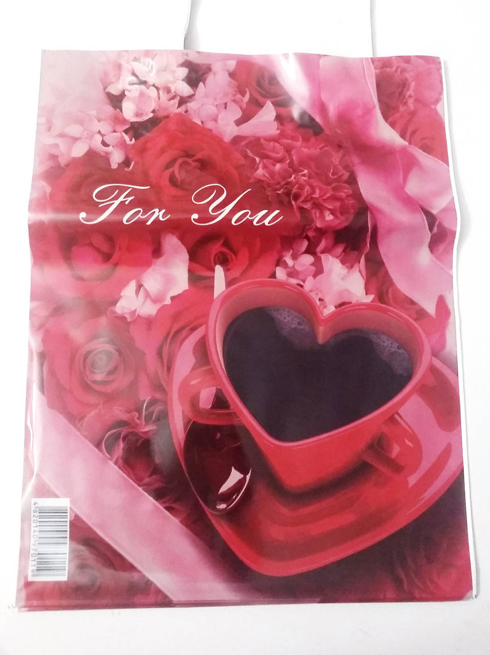 

Пакеты подарочные ламинированный с ручкой 23 х 29 см., Красный