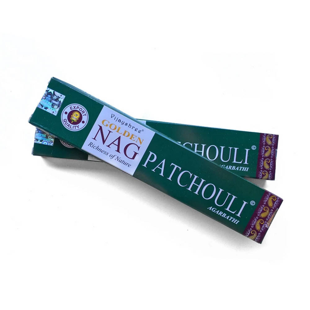 

Аромапалочки Голден Наг Пачули (Golden Nag Patchouli, Vijayshree), 15 грамм
