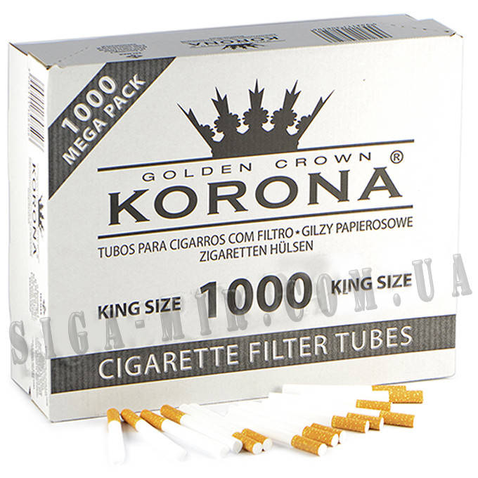 

Гильзы Для Набивки Сигарет Korona 1000 шт