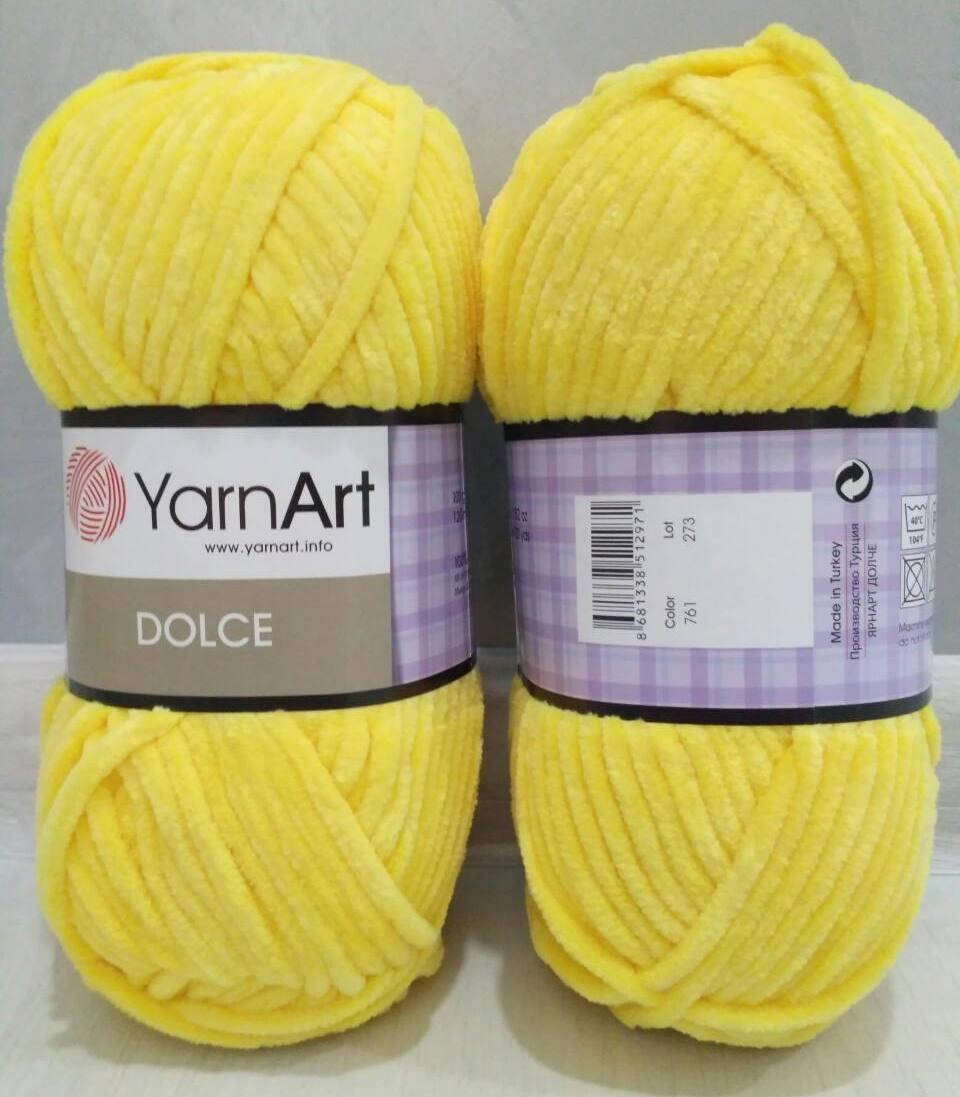 

YarnArt Dolce - 761 желтый