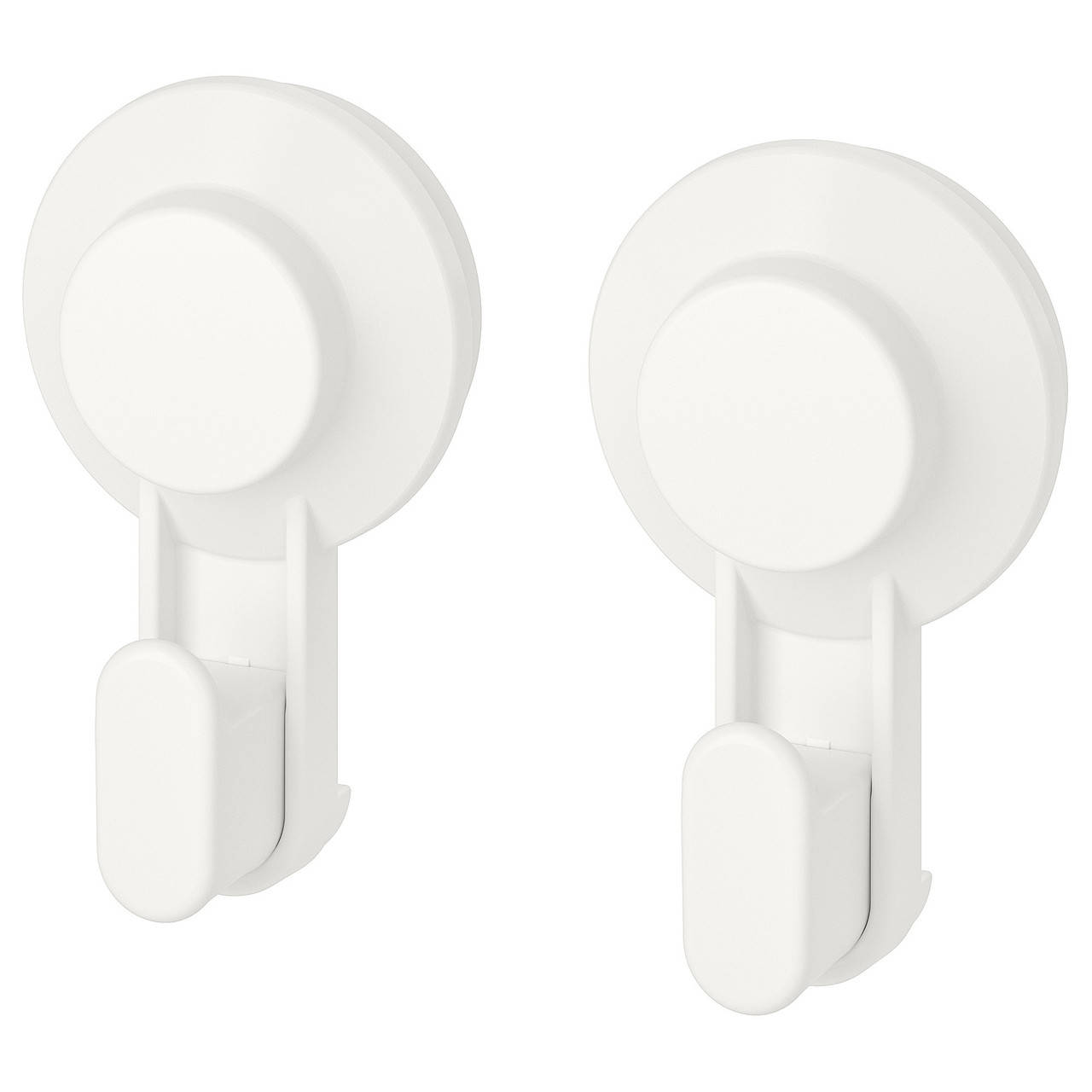 

Крючок с присоской IKEA TISKEN 2 штуки Белый 703.812.75