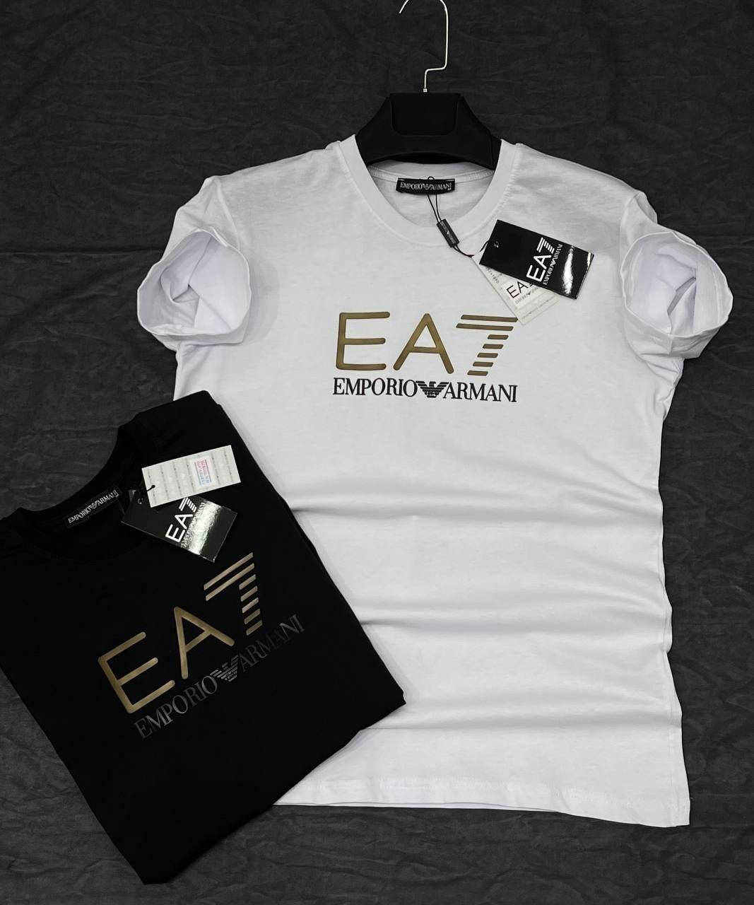 

Мужская футболка поло брендовая Турция черная/белая, футболка мужская поло Armani