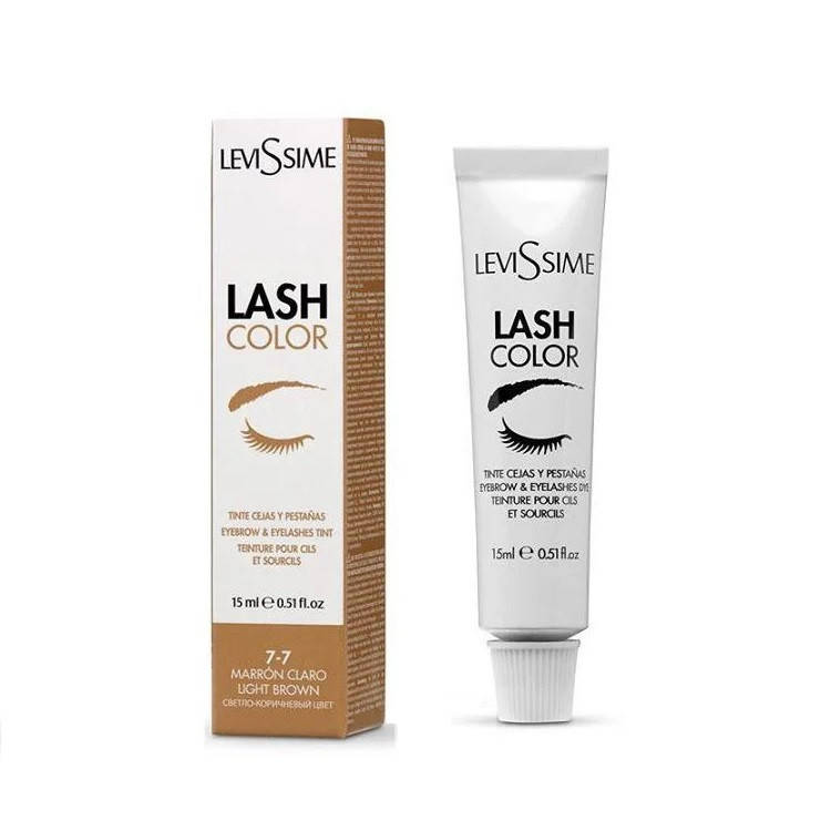 

Краска для бровей LeviSsime Lash Color 7-7 Marron claro Light brown Светло коричневый
