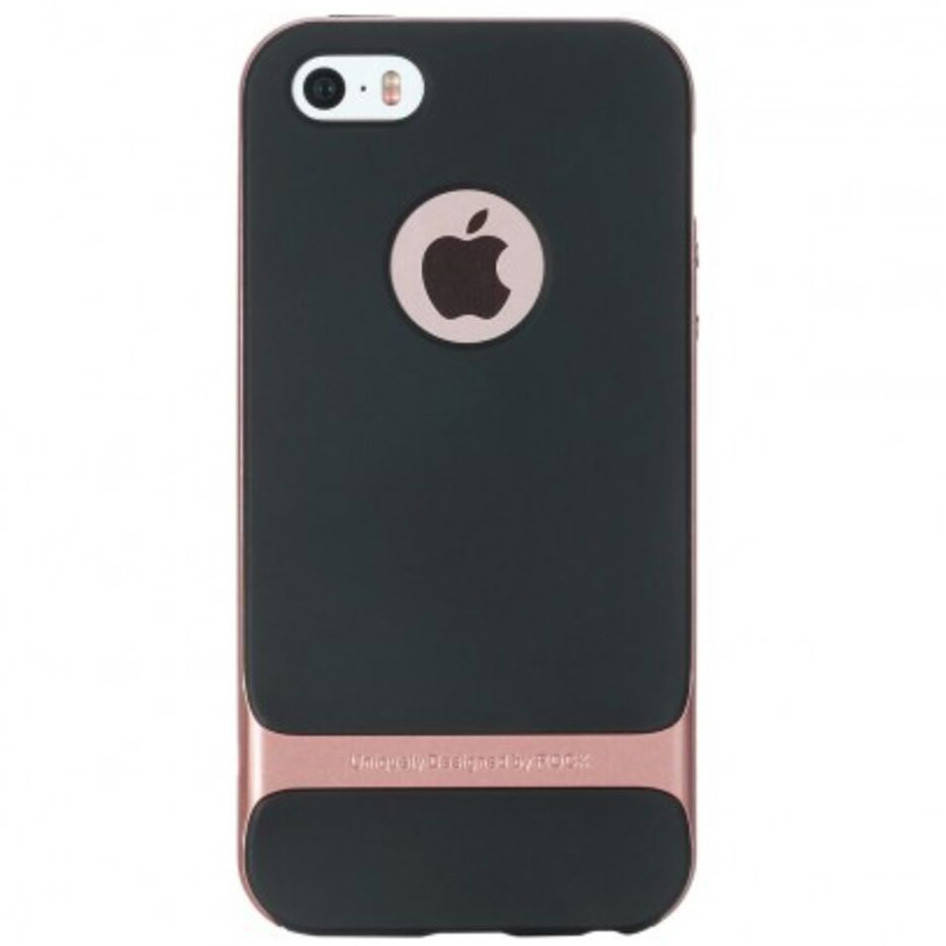 

Чехол накладка Rock Royce Series Case for iPhone 5/5S/SE, Rose Gold, Розовый
