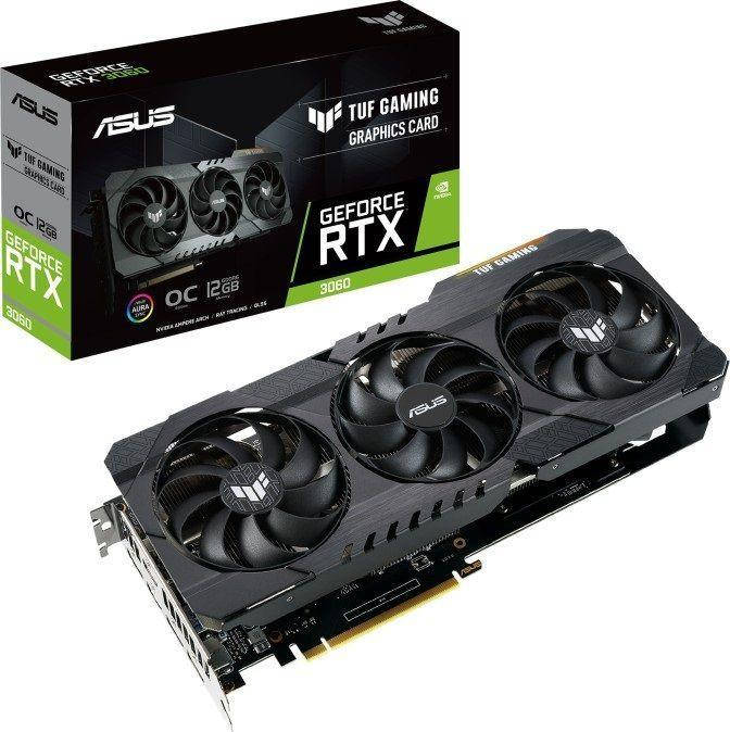 

Видеокарта ASUS TUF-RTX3060-O12G-V2-GAMING