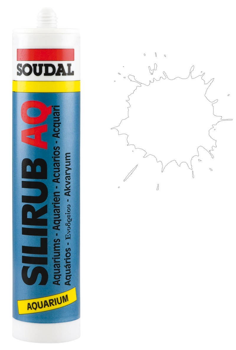 

Силикон для аквариумов 310мл /прозрачный/ Silirub AQ SOUDAL