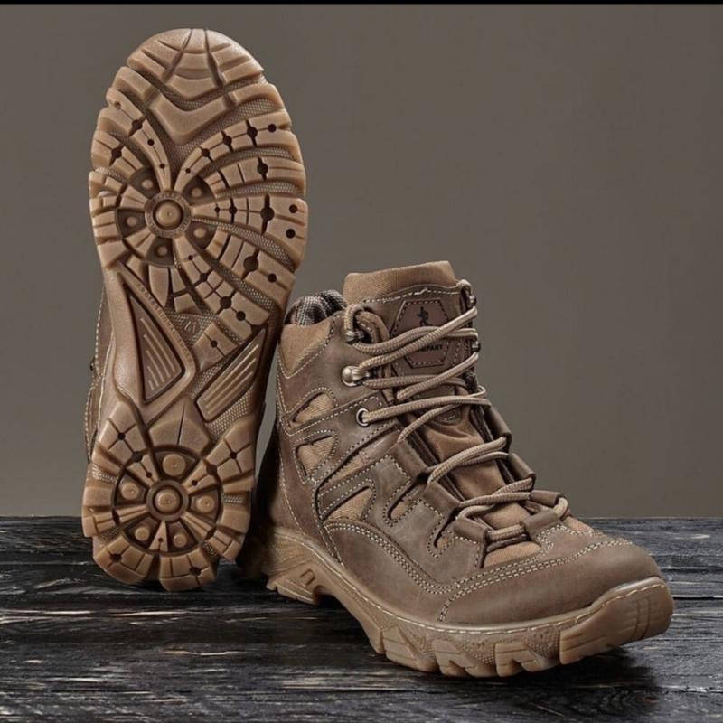 

Ботинки летние тактические ВСУ 6553 41 р 27 см коричневые, Коричневый