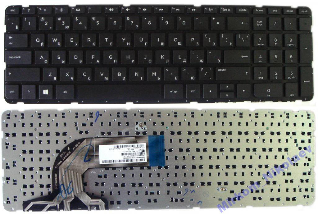 

Клавиатура HP 250 G2, 15-d 15-d000, Черный