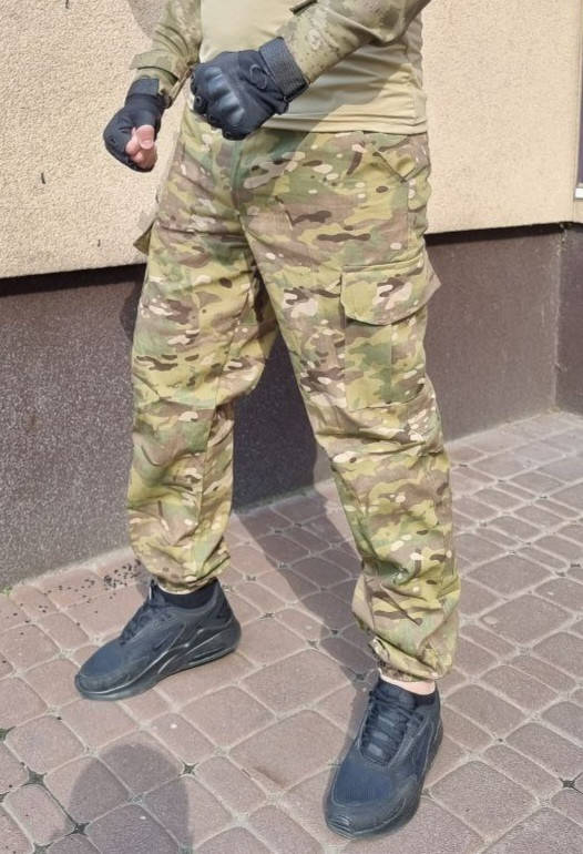 

Брюки тактические летние мультикам штаны тактические, военные брюки, форма военная, штаны мультикам, Турция Л