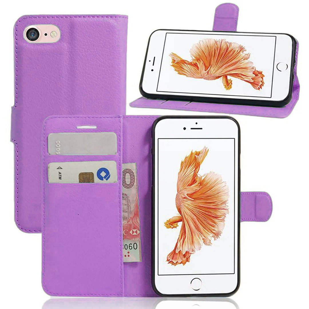 

Чехол-книжка Litchie Wallet для Apple iPhone 6 / iPhone 6S Violet, Фиолетовый