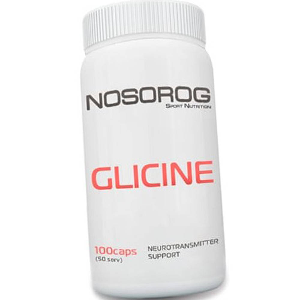 

Глицин аминокислота Nosorog Glycine 100 капсул