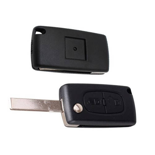 

Выкидной ключ, корпус под чип, 2кн DKT0269, Peugeot, ниша CE0536, HU83, 105936