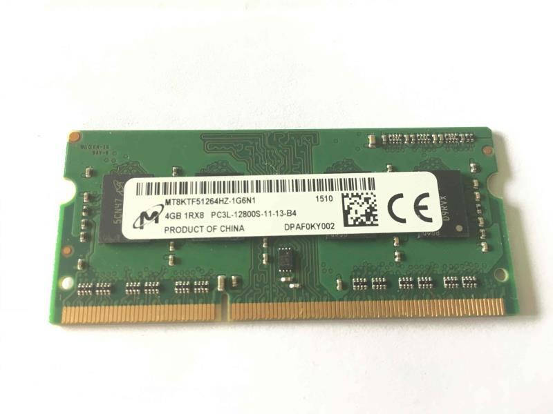 

БУ Оперативная память Micron (SO-DIMM, DDR3L, 4Gb, 1600MHz, MT8KTF51264HZ-1G6E1)