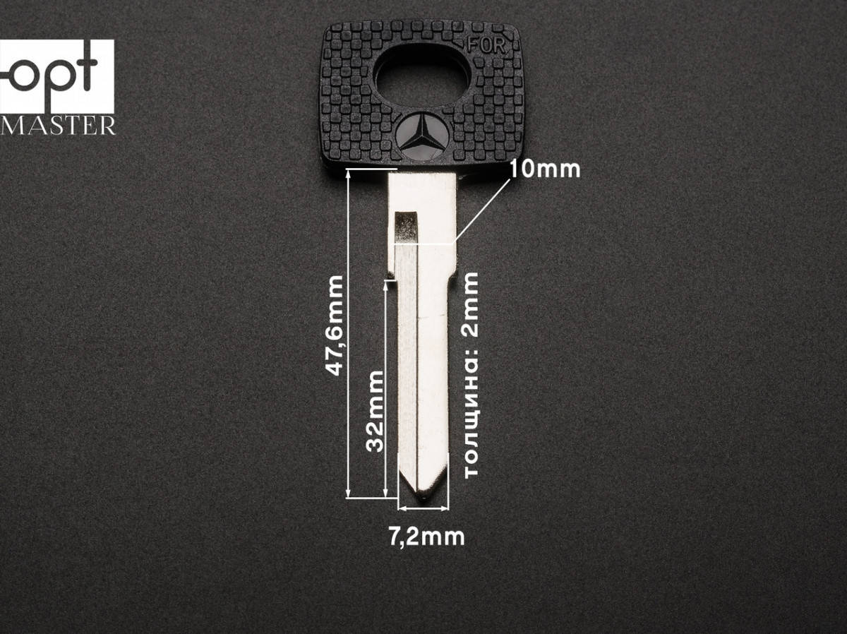 

MERCEDES - ME-HML.P D-005 заготовка ключа