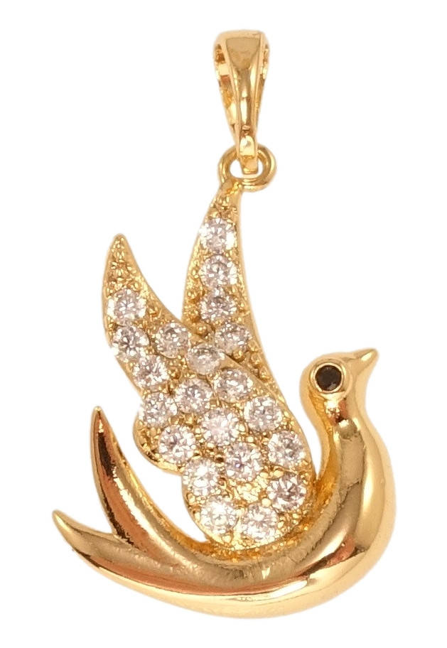

Кулон Xuping Позолота 18K "Птица"