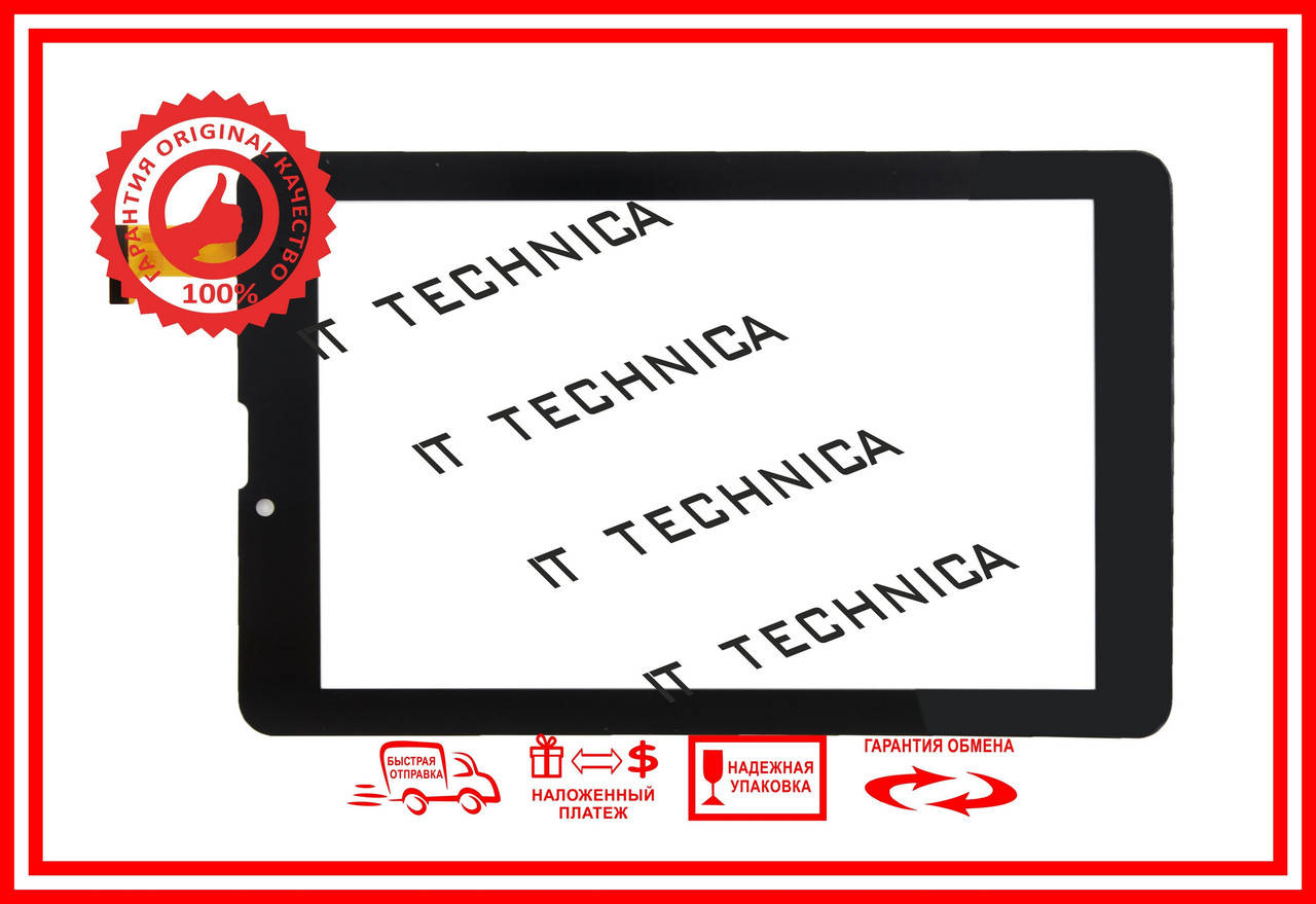 

Тачскрін 184x106mm 30pin XC-PG0700-203-FPC-A0 Чорний Тип1