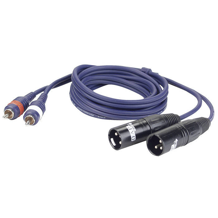 

DAP FL263 Кабель инсертный 2 XLR "папа"/2 RCA | 3м