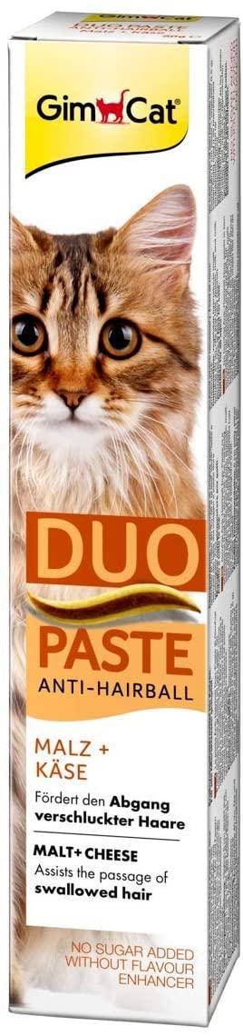 

GimCat Duo Paste Anti-Hairball Malt & Cheese Паста с сыром для выведения комков шерсти у кошек 50 г