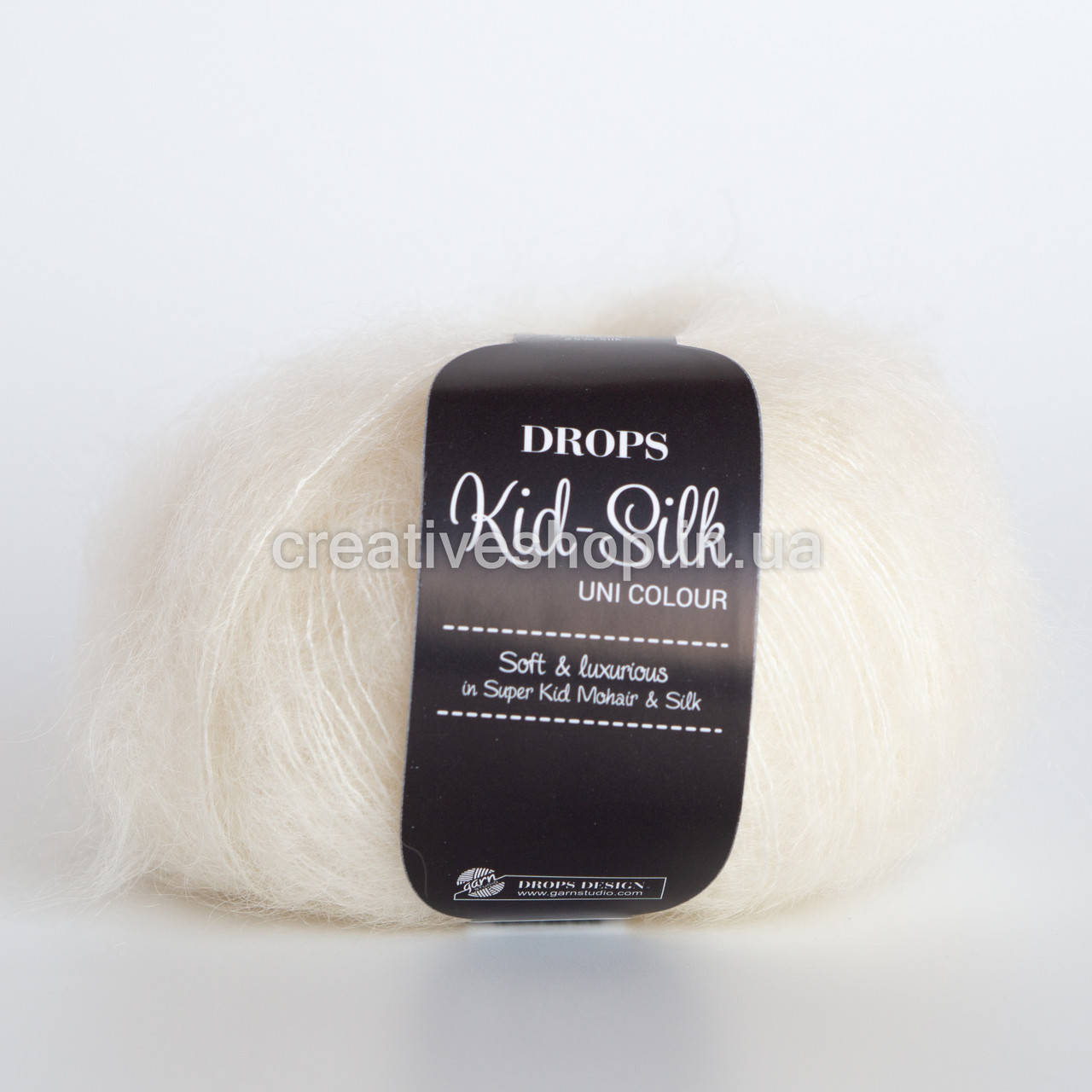 

Пряжа Drops Kid Silk (цвет 01 off white)
