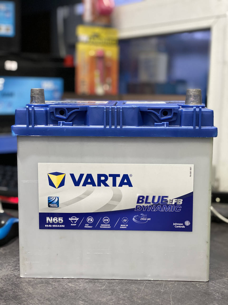 

Автомобильный аккумулятор VARTA 6СТ-65 Blue Dynamic EFB (N65) 565501065 Asia