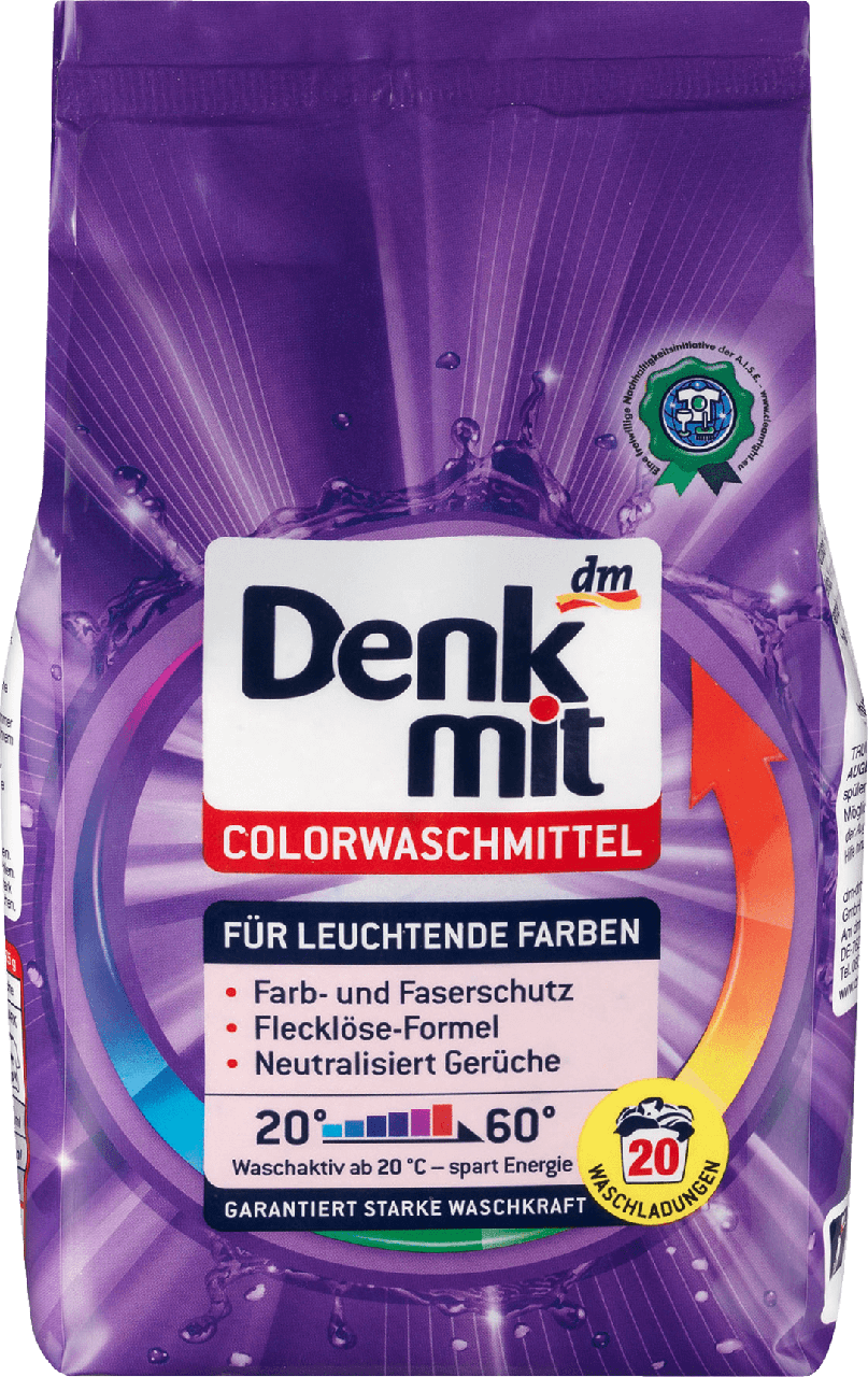 

Стиральный порошок для цветных вещей Denkmit 1,35 кг