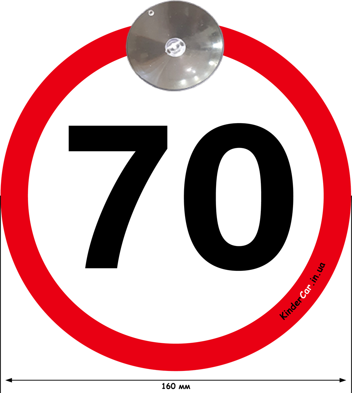 

ЗНАК НА АВТО "70" НА ПРИСОСЦІ