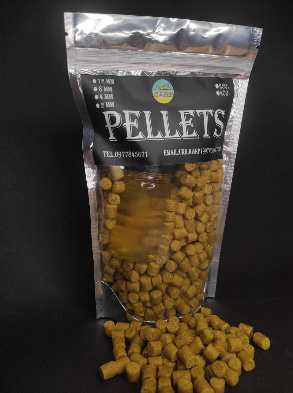 

Пеллетс прикормочный 8 мм 250 г + Ликвид 50 мл Кукуруза