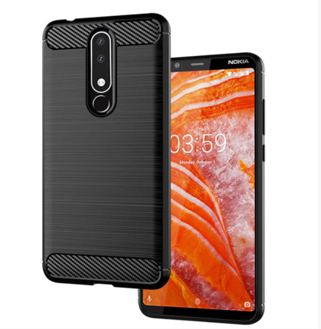 

Защитный чехол-бампер для Nokia 3.1 Plus (TA-1104), Черный