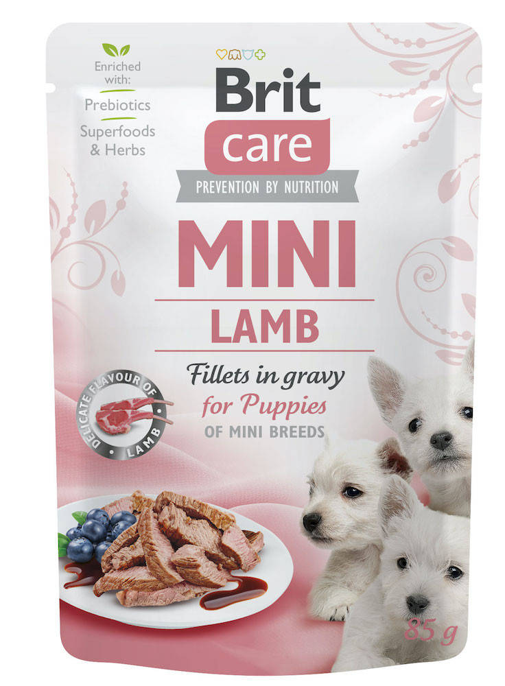 

Влажный корм Brit Care Dog Mini Fillets In Gravy с ягненком для щенков - 85 г