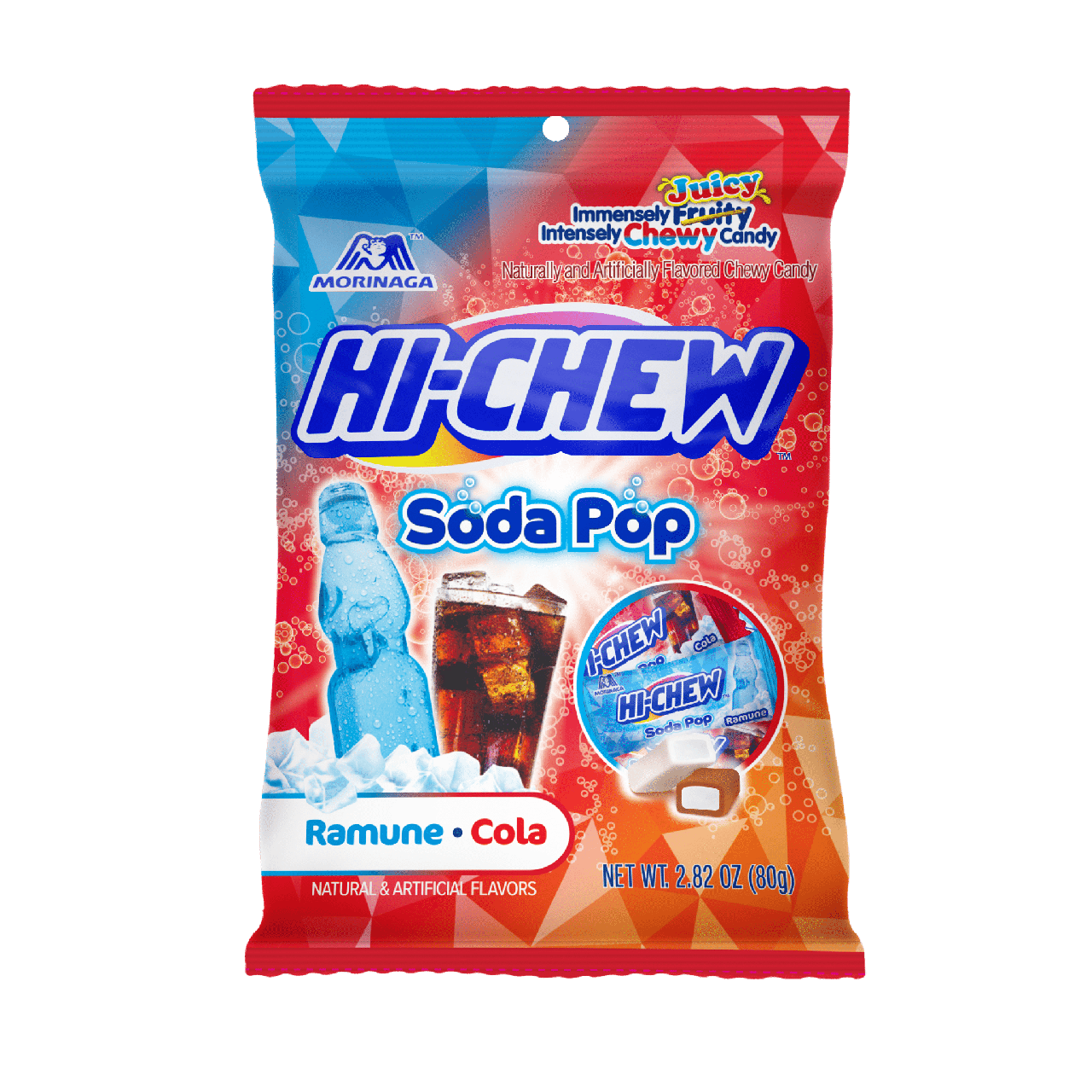 

Жевательные конфеты Hi-chew Soda Pop Ramune Cola, 85 г