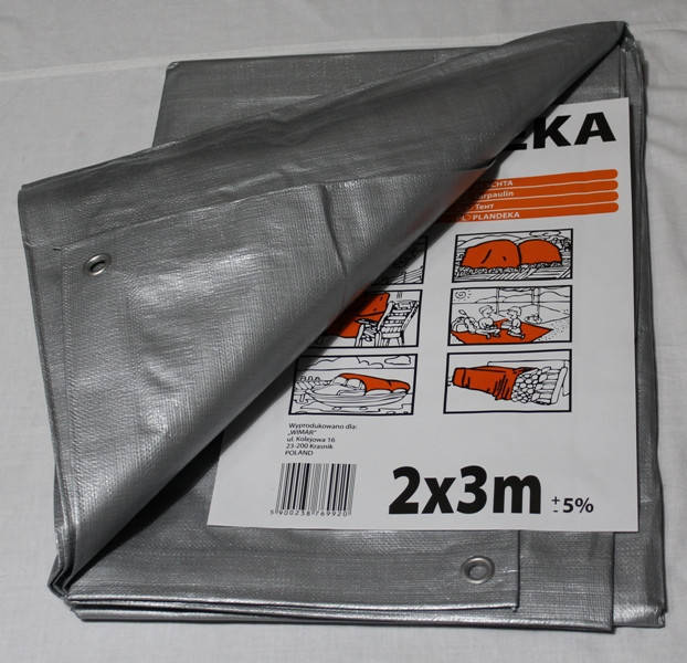 

Тент водостойкий Tarpaulin SUPER MOCNY 160 г/м2 2х3м (+-5%)