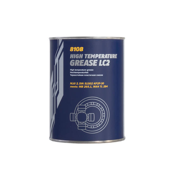 

LC-2 High Temperature Grease / Универсальная термостойкая противоизносная пластичная смазка 800г