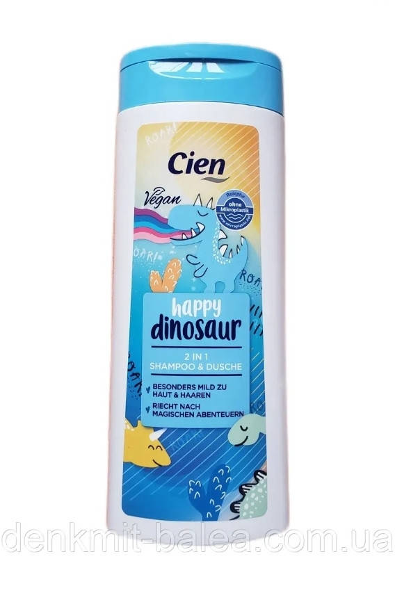 

Детский шампунь без слез Счастливый Динозавр Cien Dusche & Shampoo for Kids 300 мл