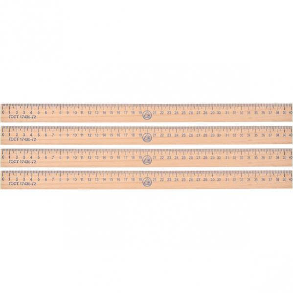 

Линейка 40см деревянная"Мицар"