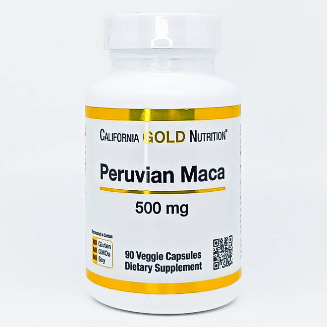 

Перуанская мака California GOLD Nutrition Peruvian Maca 500 мг 90 кап.