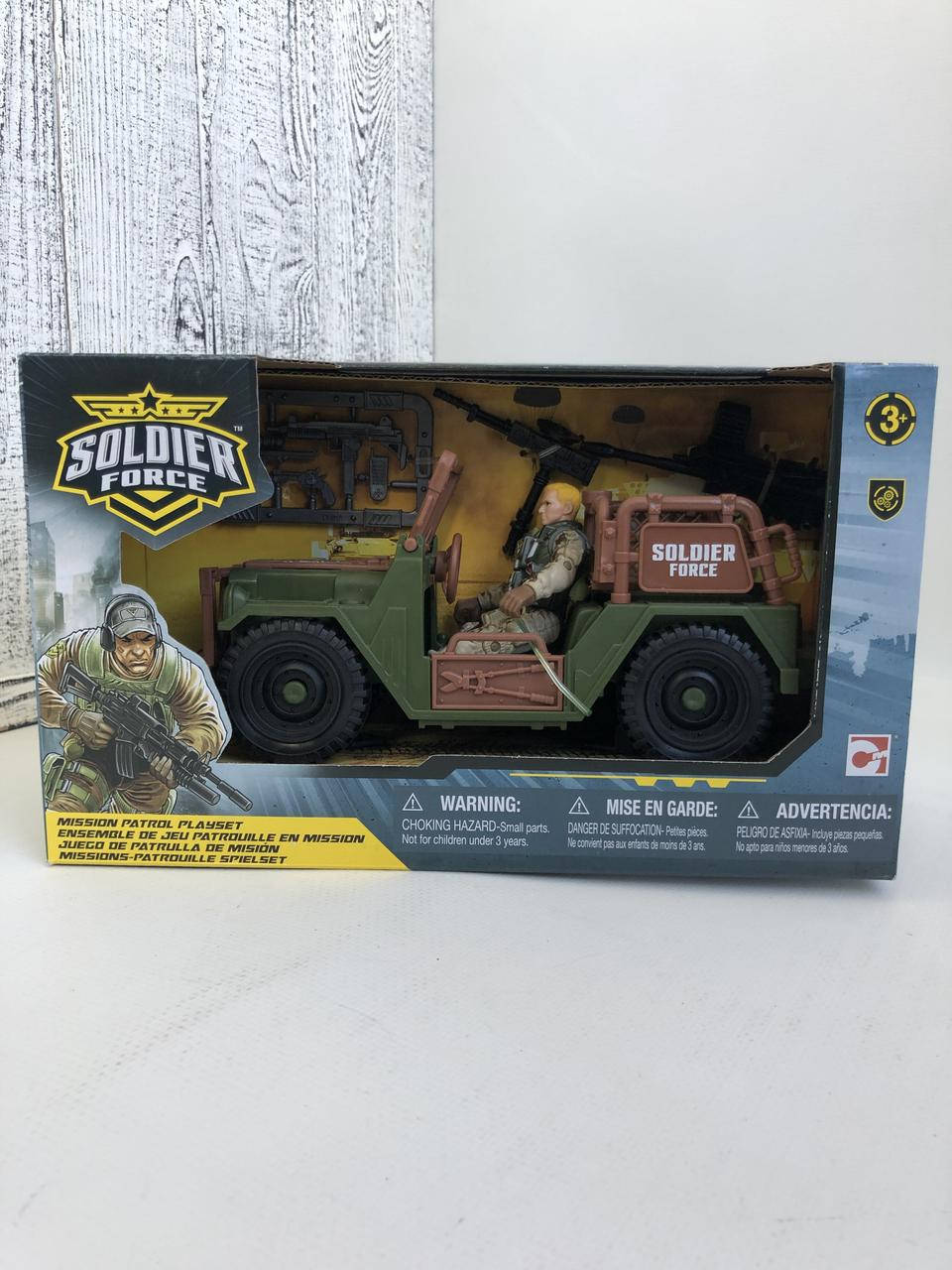 

Детский игровой набор Chap mei Солдаты Патрульный джип, jeep