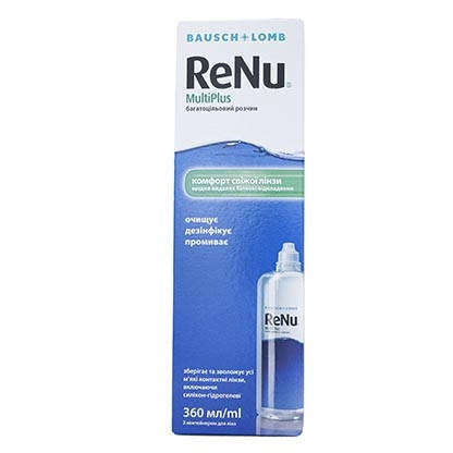 

Раствор для линз ReNu Multiplus 360 мл.