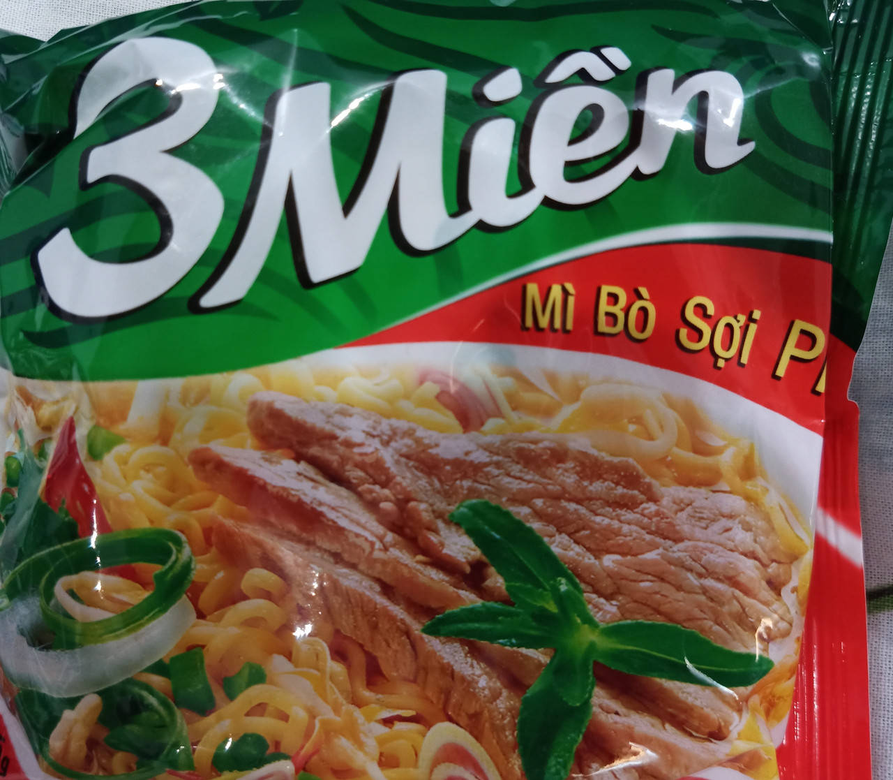 

Вьетнамская мивина 3 Mien со вкусом говядины