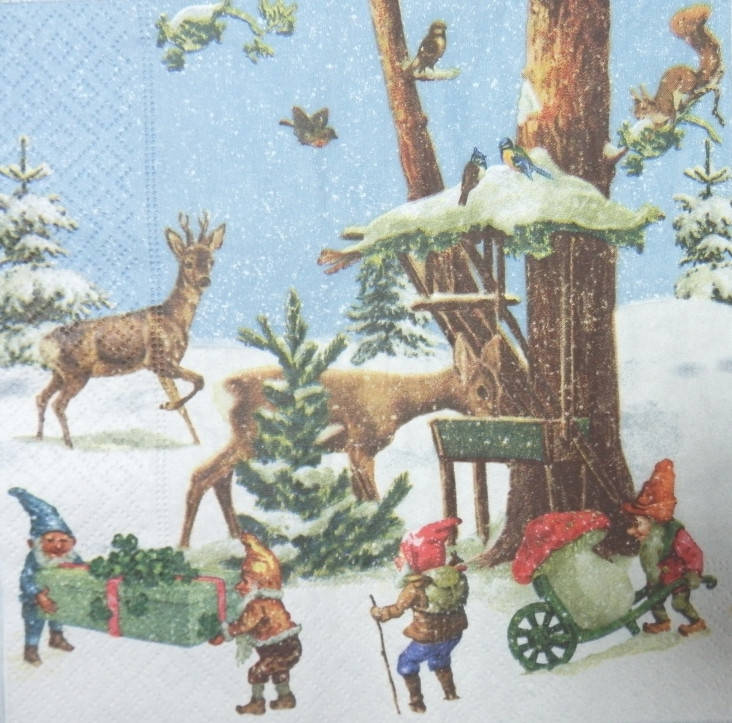 

Салфетка для декупажа 33х33см, НГД-107