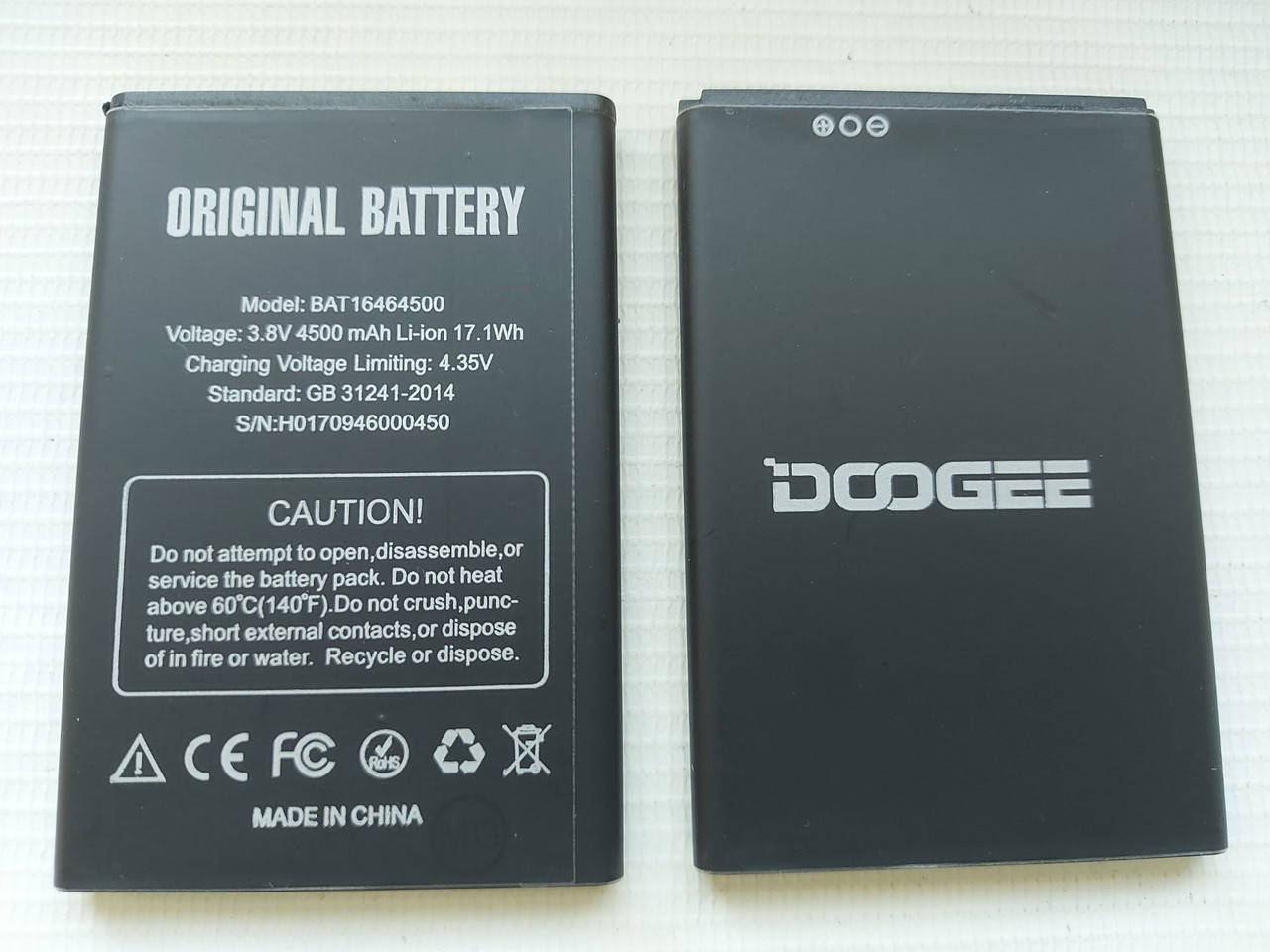 

Оригинальный аккумулятор ( АКБ / батарея ) BAT16464500 для Doogee T5 | T5s | T5 Lite 4500mAh
