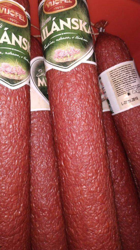 

Колбаса Салями salám Vijofel milanska миланска