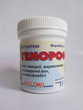 

Фитокрем "Геморофит" При геморрое, варикозном расширении вен. 25 г.