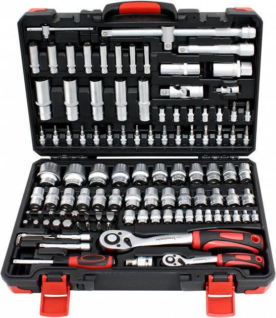 

Набор инструмента Haisser 108 предмета 1/2", 1/4''