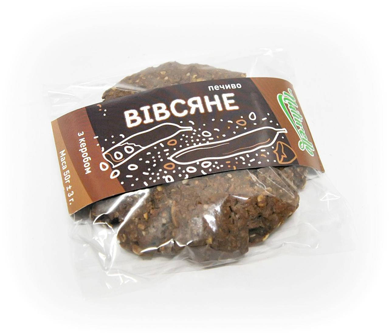 

Печенье натуральное овсяное с кэробом от " Naturello" 50г