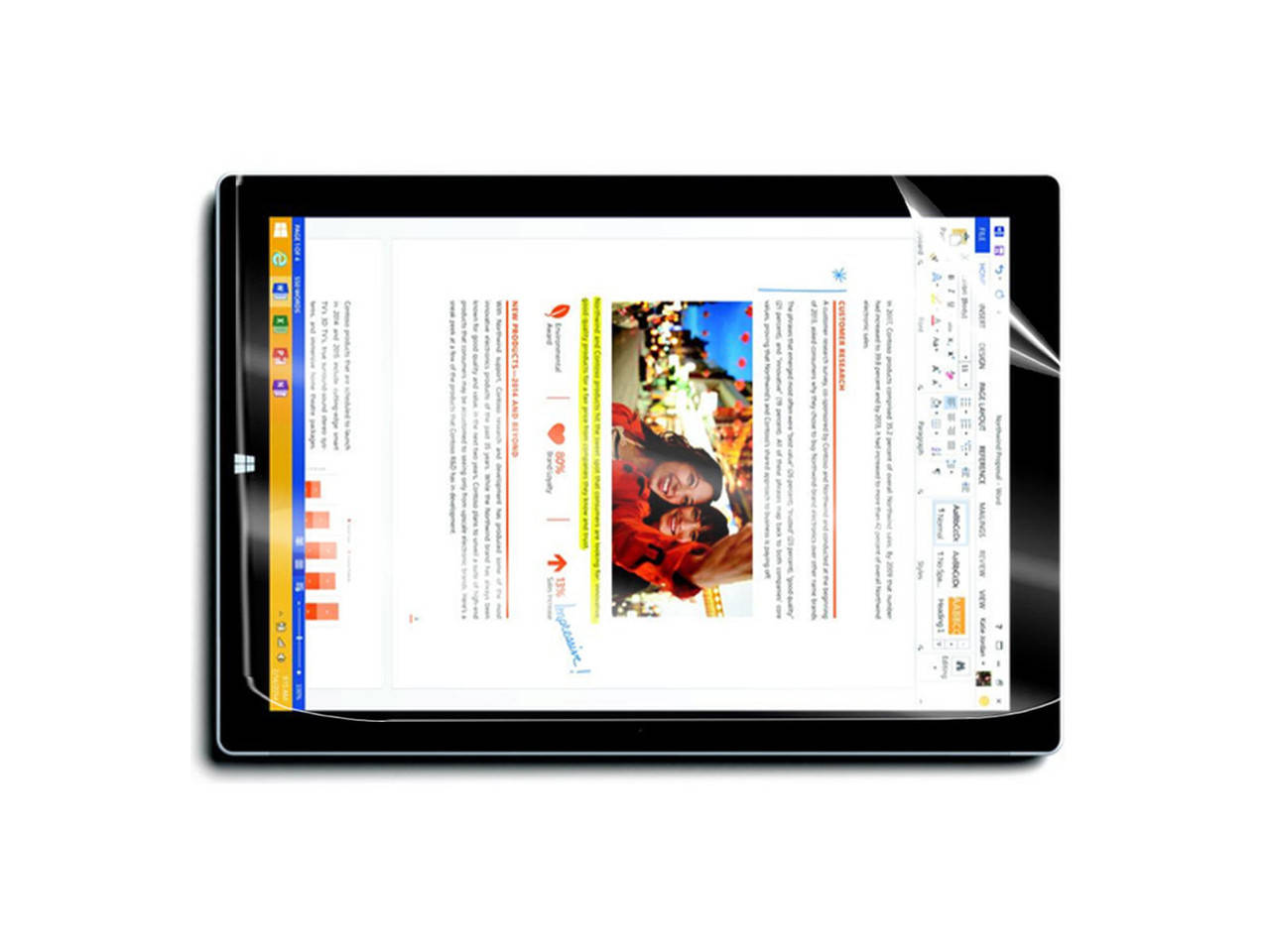 

Глянцевая защитная пленка для Microsoft Surface 3