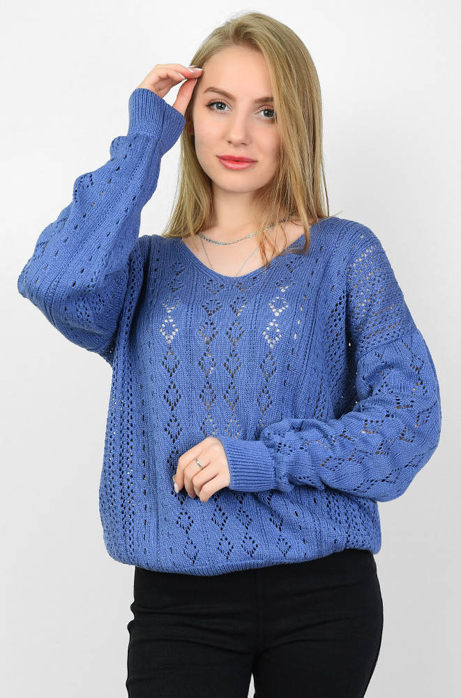 

Свитер женский сиреневый размер 46-48 BS 141313M